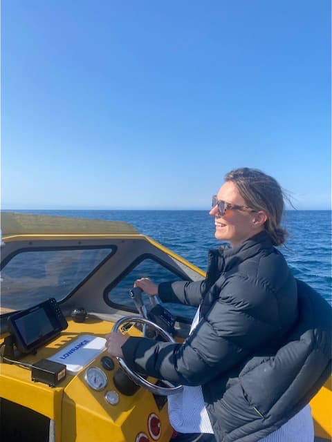 Processing on the boat